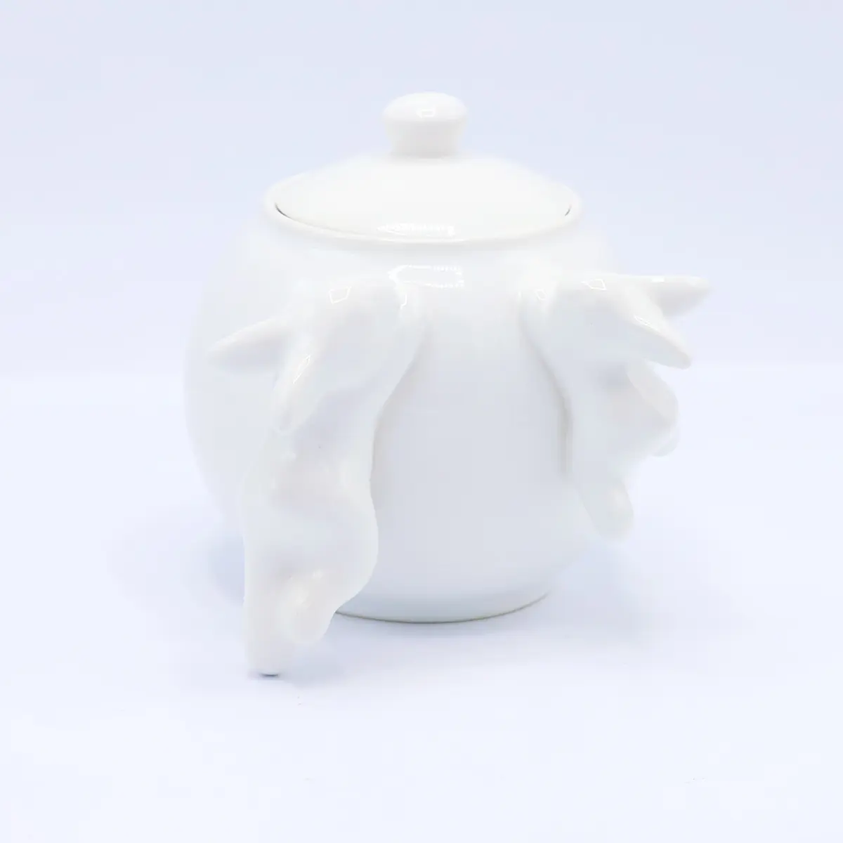 Сахарница с кроликами (NEW), 1000 мл, Белый