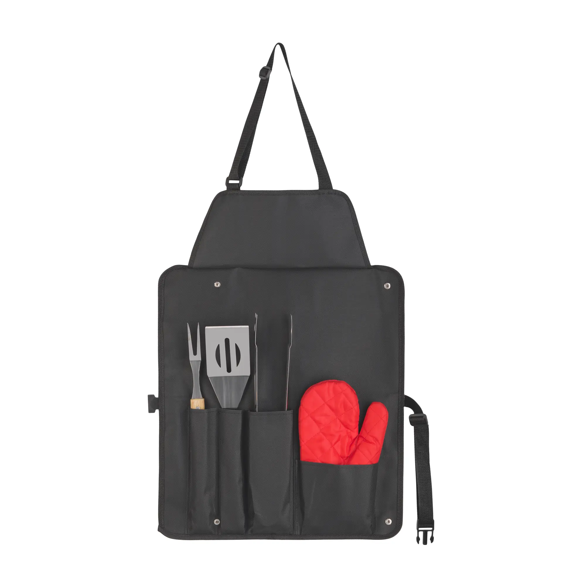 Органайзер с приборами для барбекю "Шеф-повар" / черный