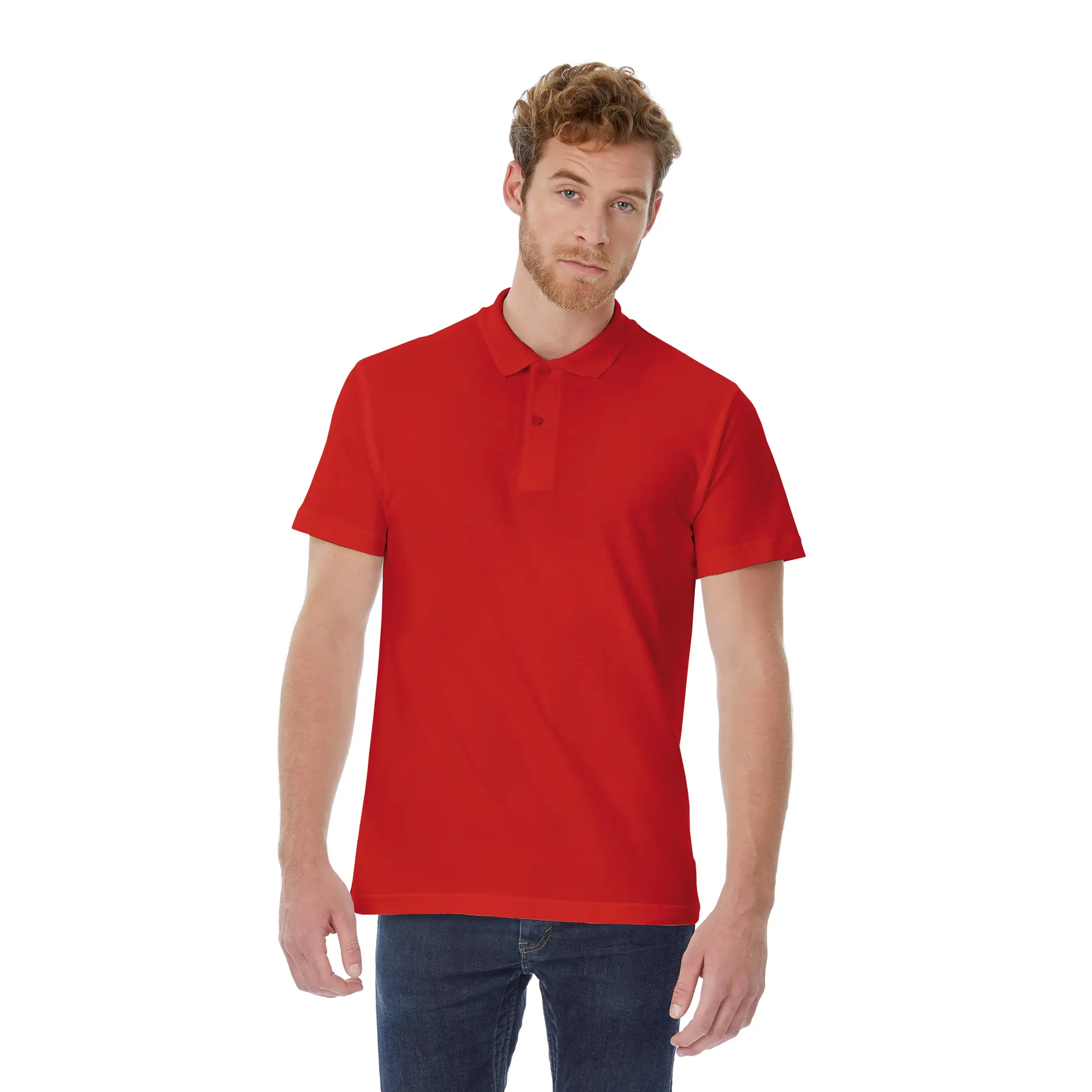 Футболка теннисная ID.001 / красный / XXXL