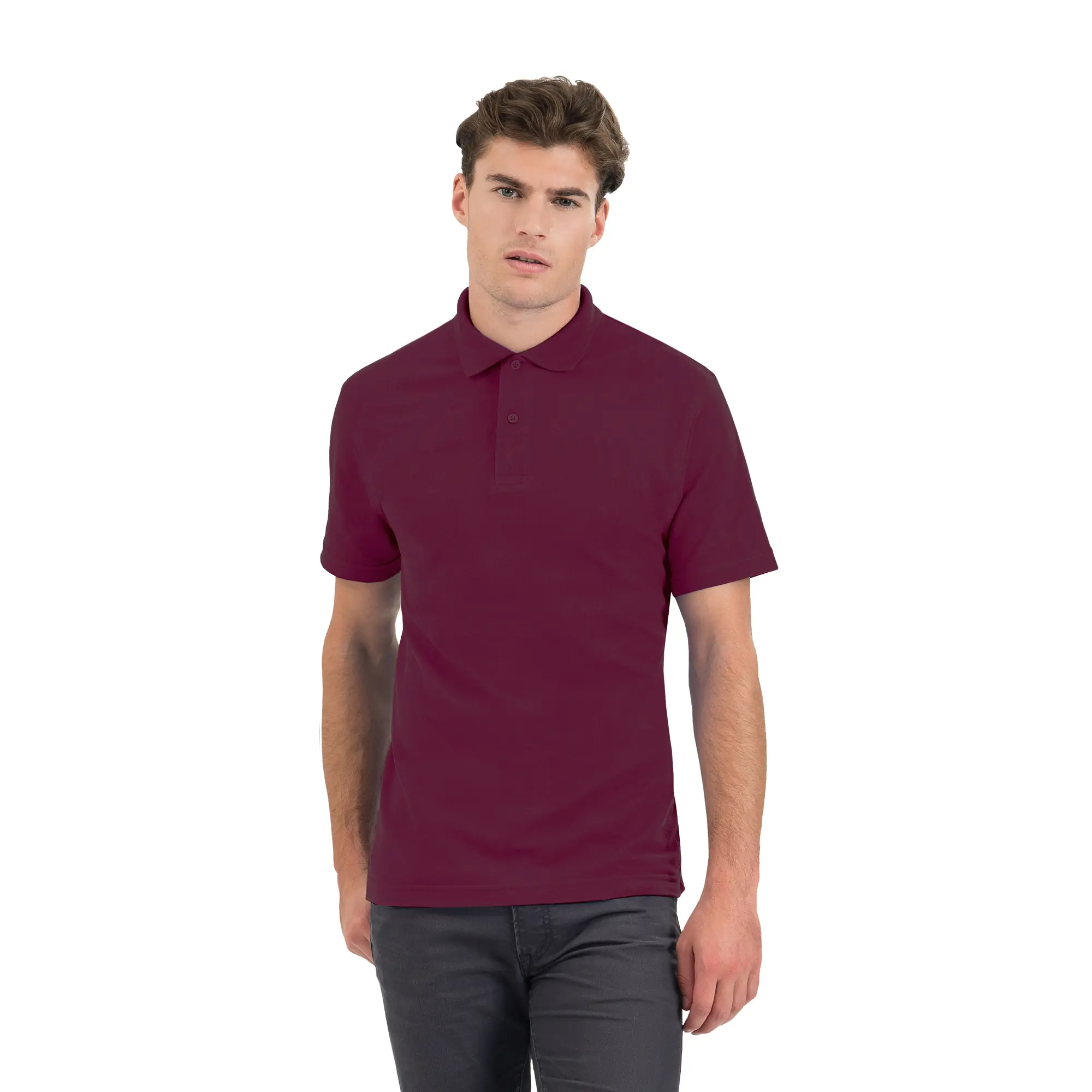 Футболка теннисная ID.001 / бордо / XXXL