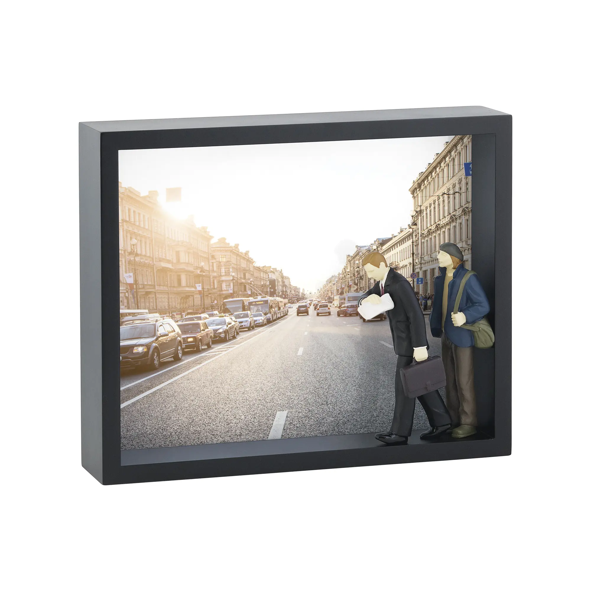 Фоторамка "Ритм большого города" / черный