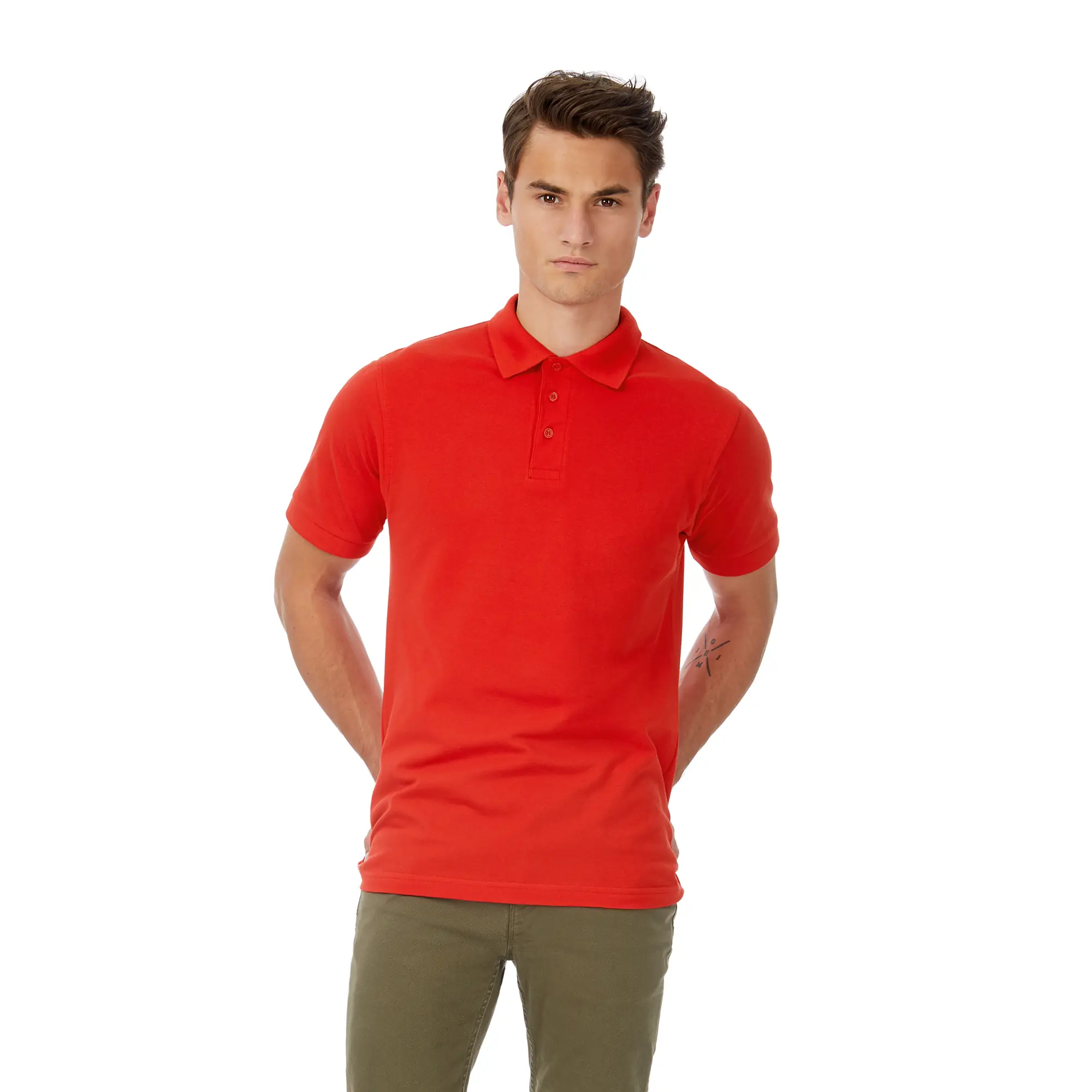 Футболка теннисная Safran / красный / XXL