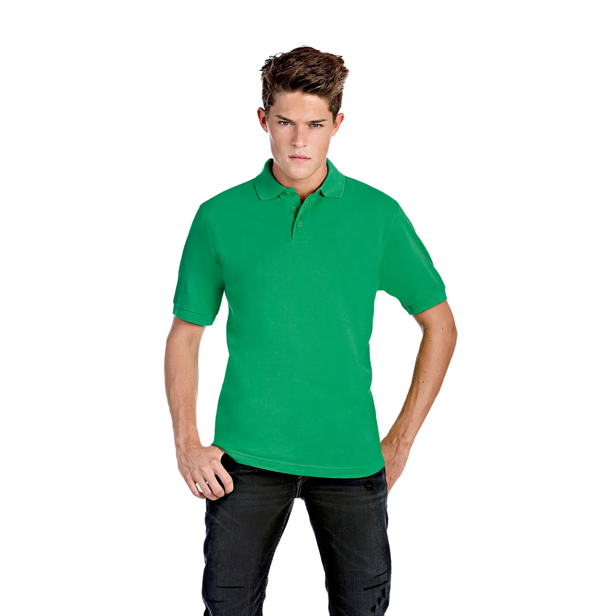 Футболка теннисная Safran / ярко-зеленый / XL