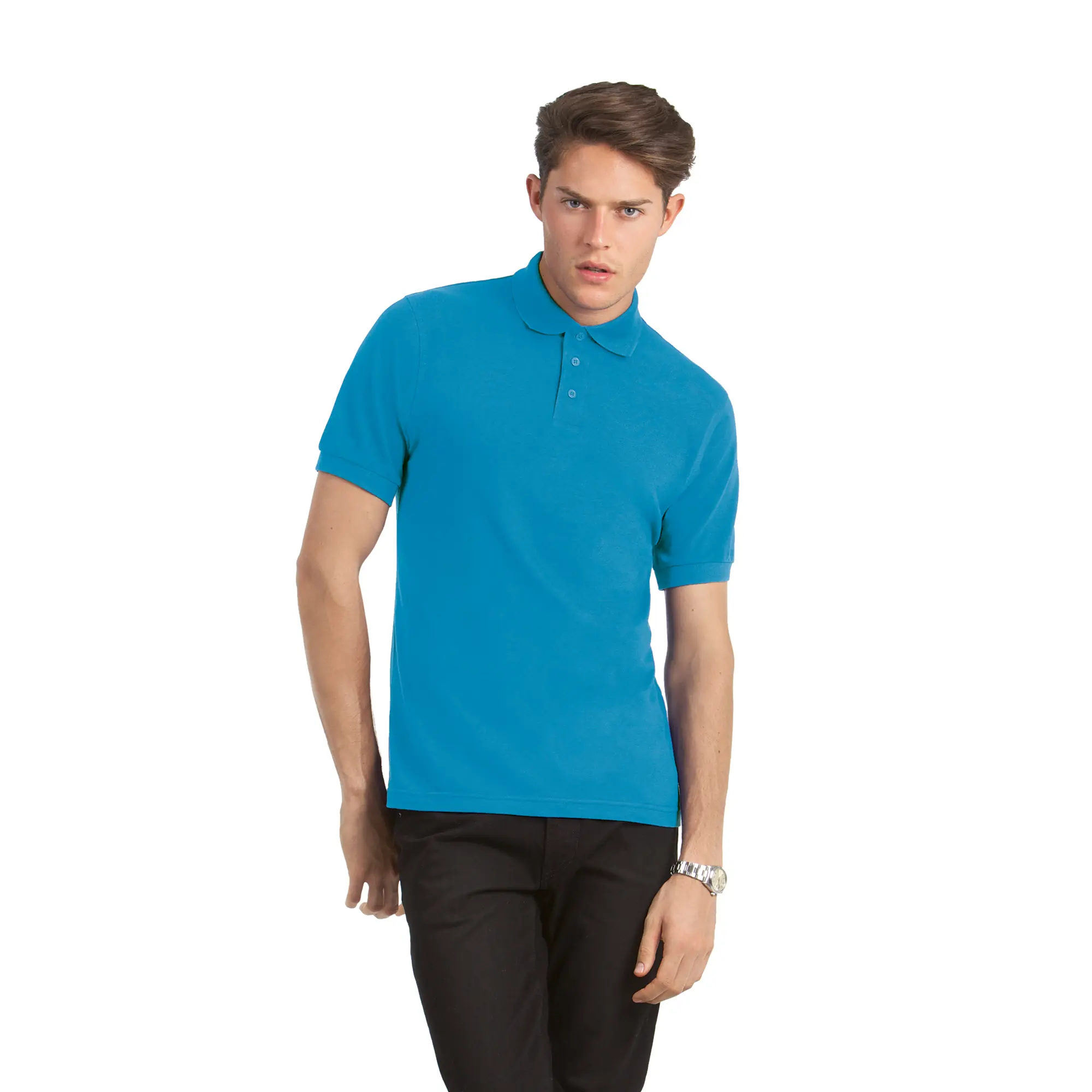 Футболка теннисная Safran / ярко-бирюзовый / XXL