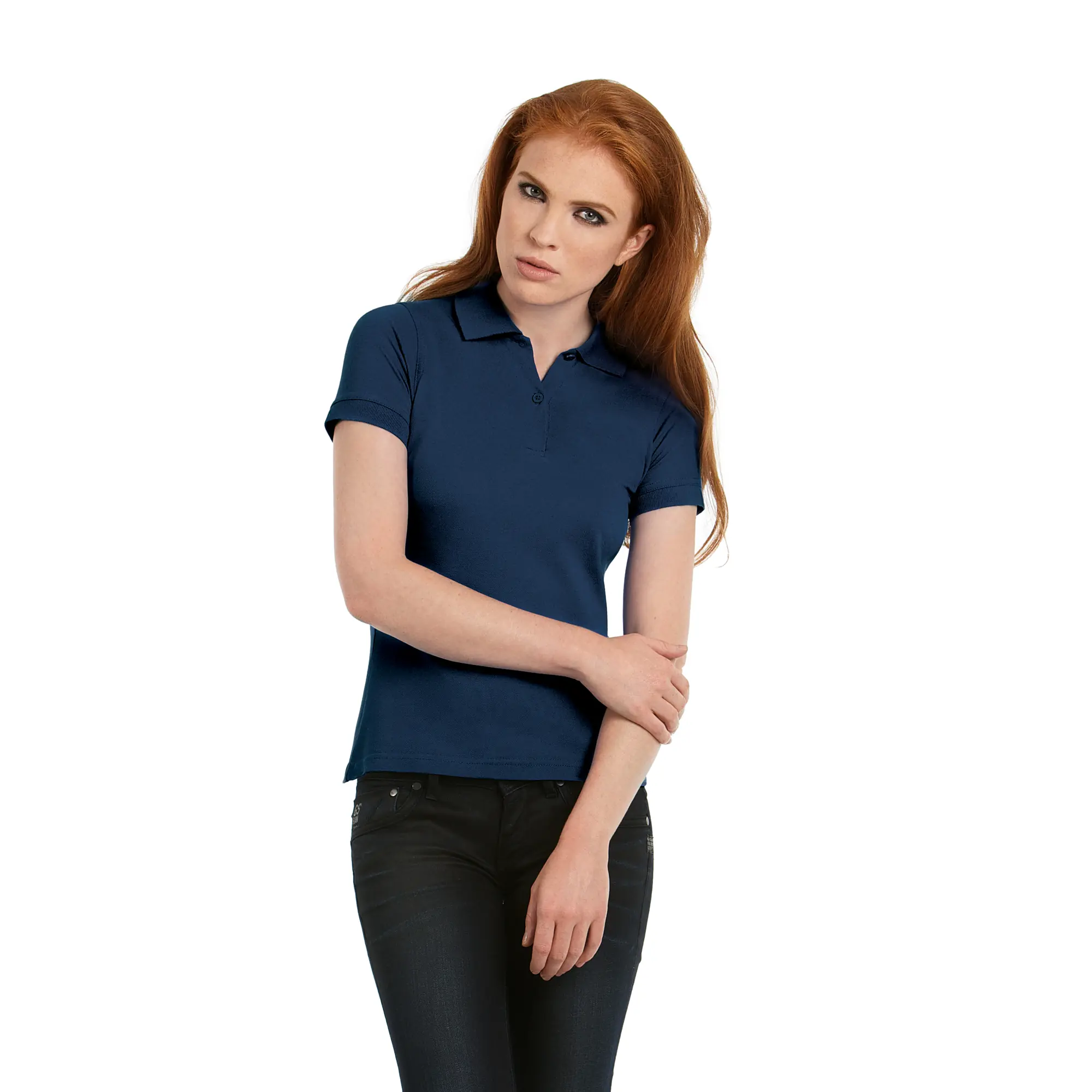 Футболка теннисная женская Safran Pure/women / темно-синий / L