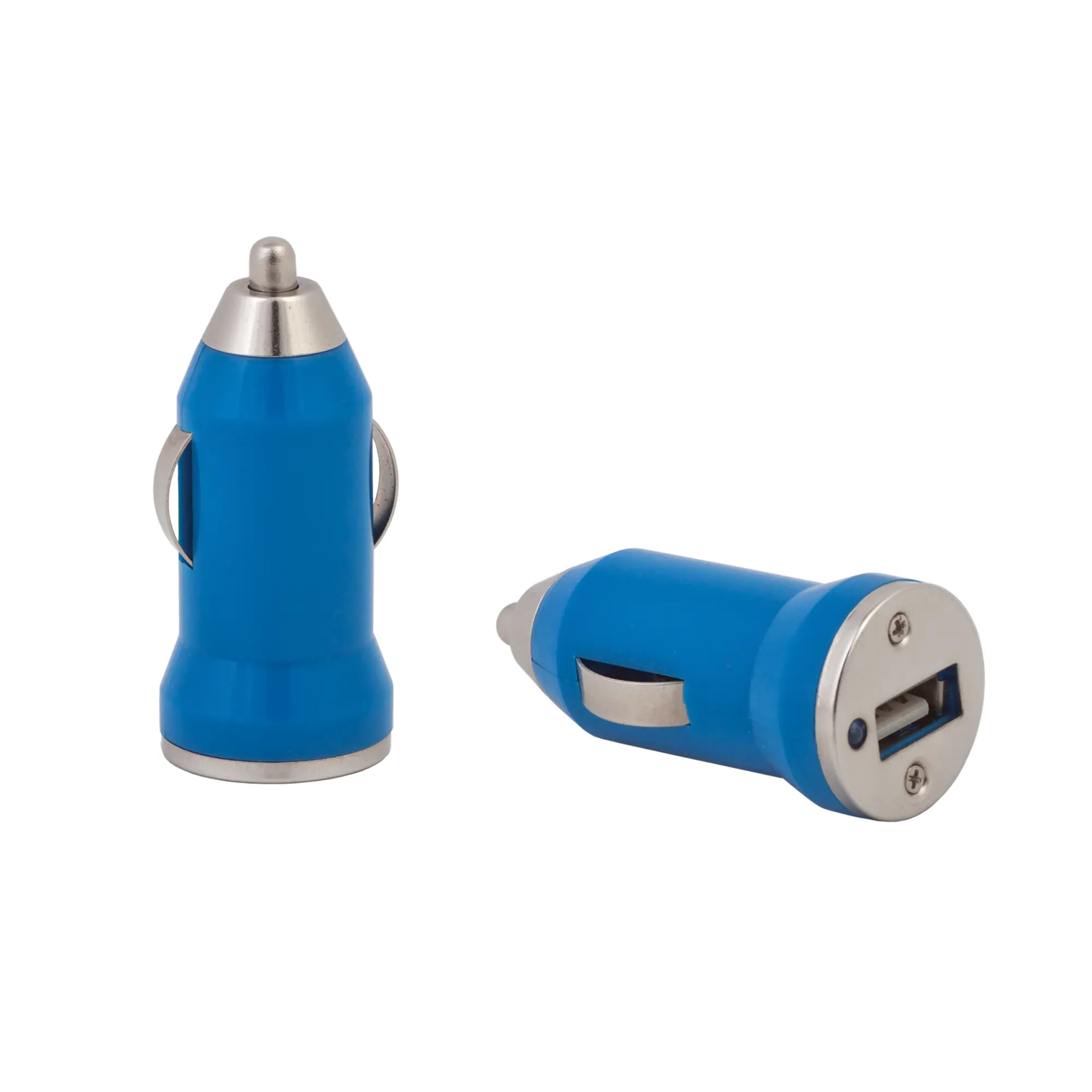 Устройство зарядное автомобильное "Всегда на связи", синее / синий