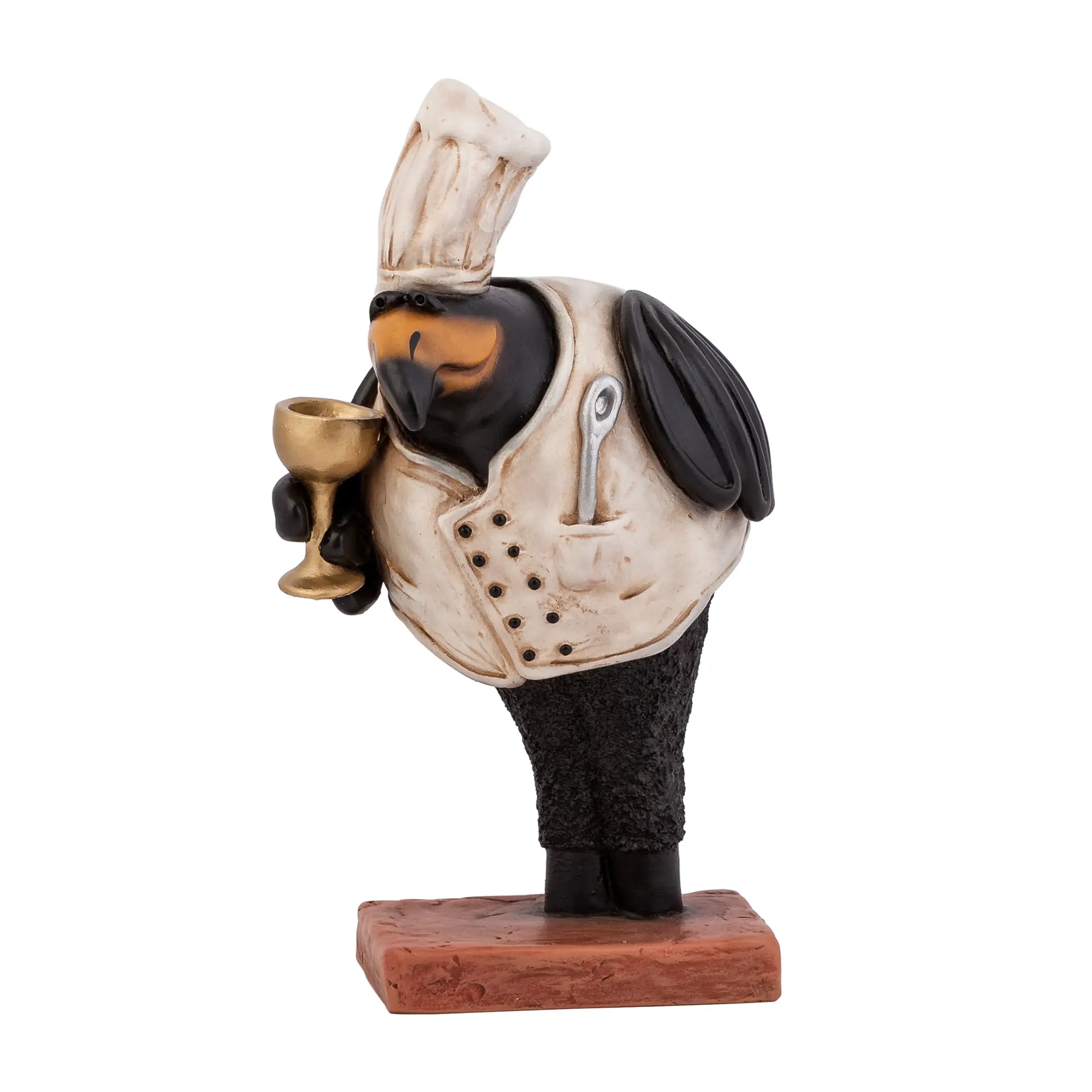 Статуэтка Rabenart "Повар" / черный с белым