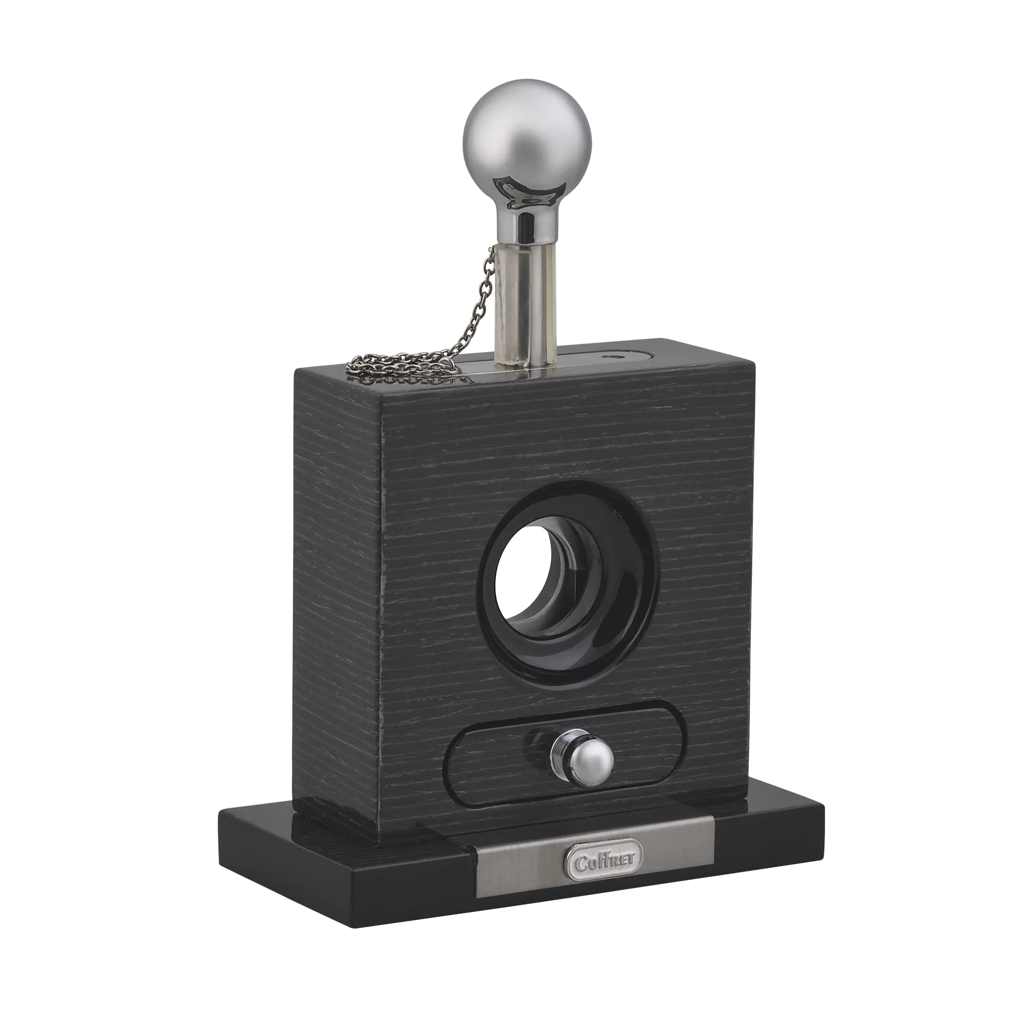 Гильотина для сигар / черный с серебром