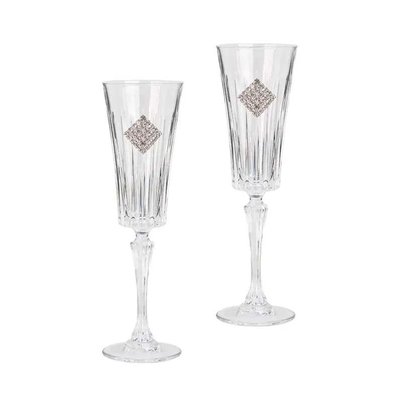 Набор для шампанского "Rombo Regina", 6 фужеров / прозрачный