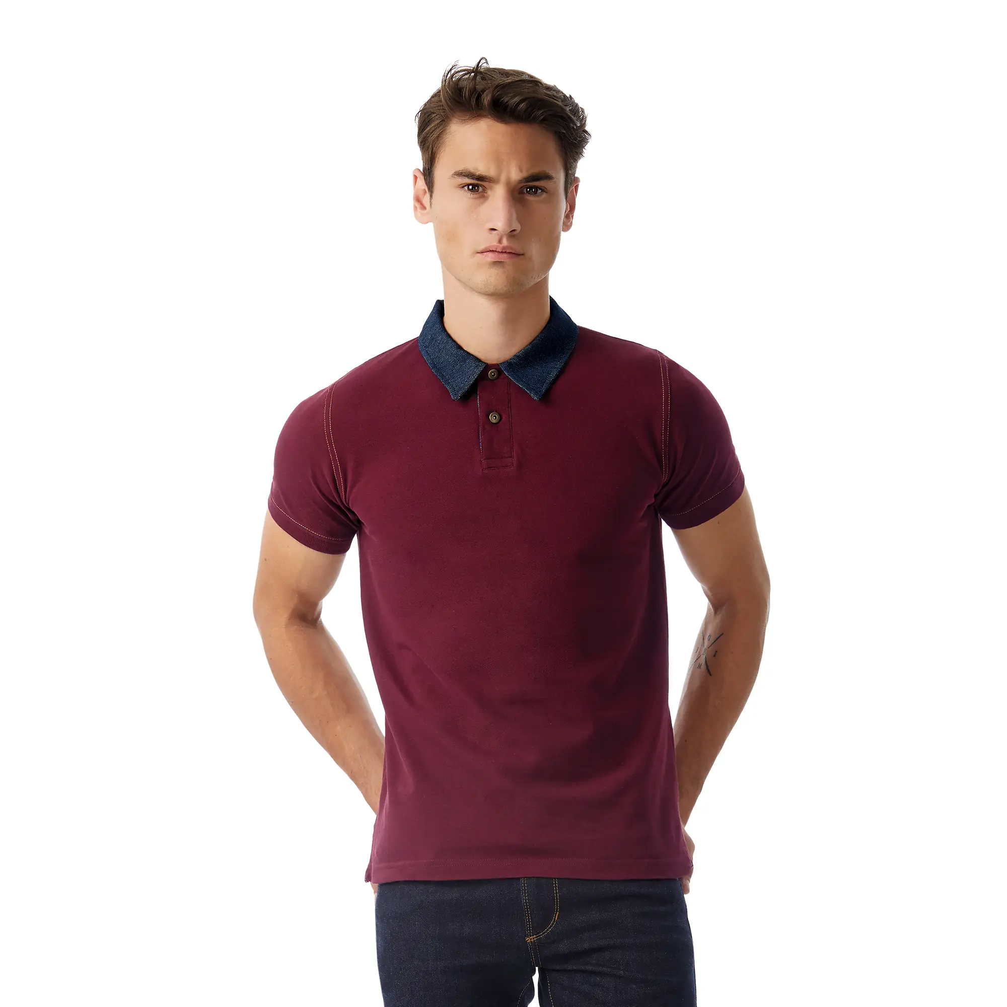 Футболка теннисная DNM Forward/men / бордовый / XXL