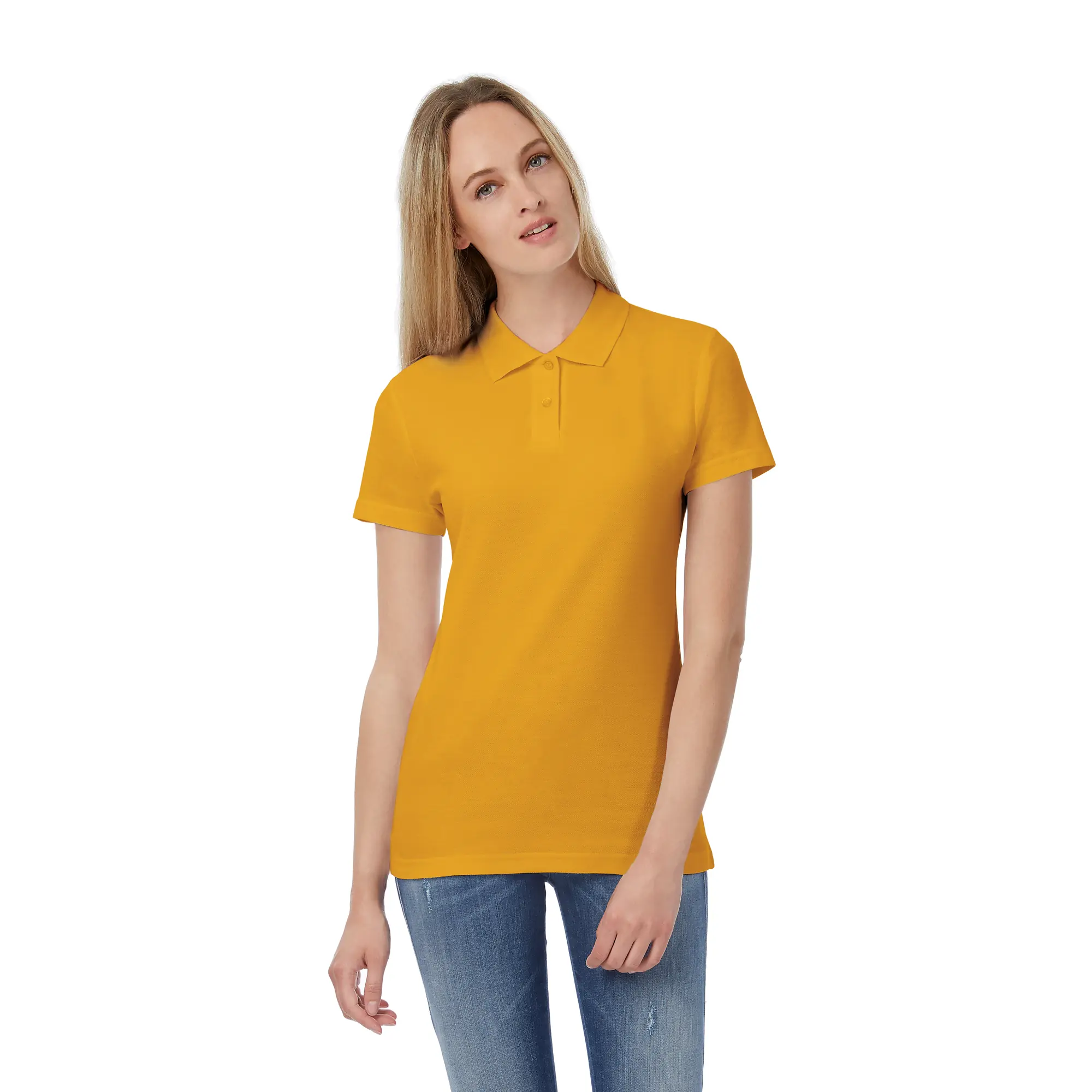 Футболка теннисная женская ID.001/women / золотисто-желтый / L