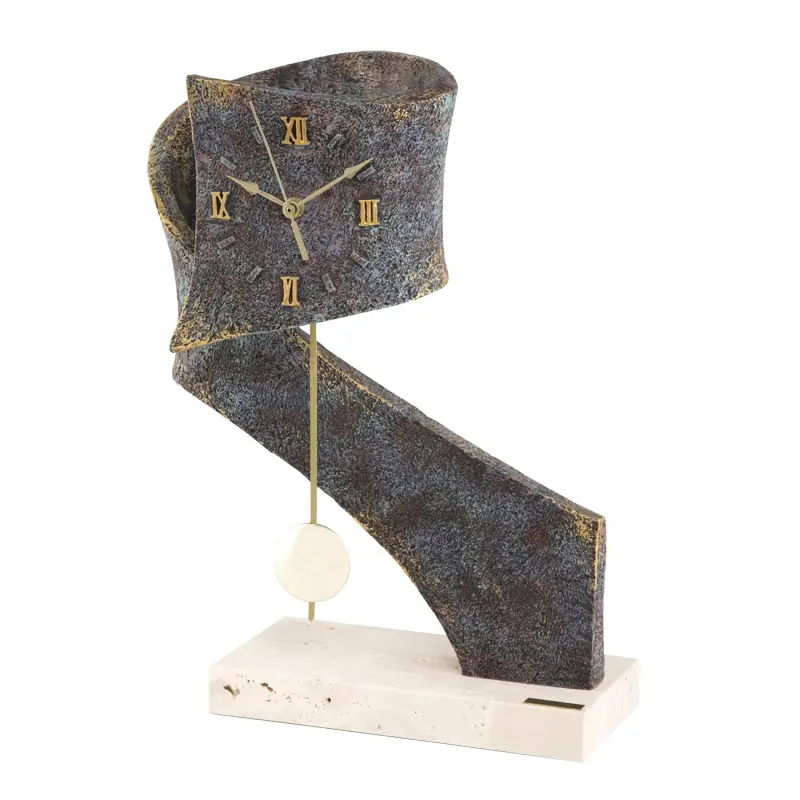 Часы "Пространство" / бронзовый