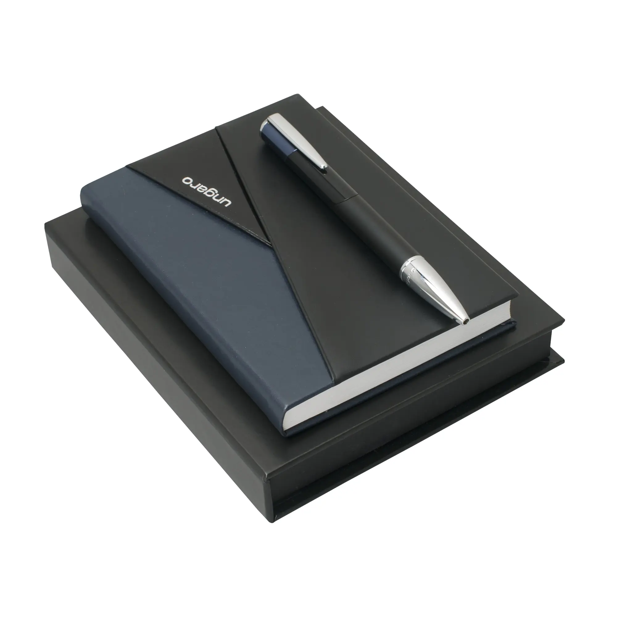 Набор (блокнот, ручка шариковая) / черный