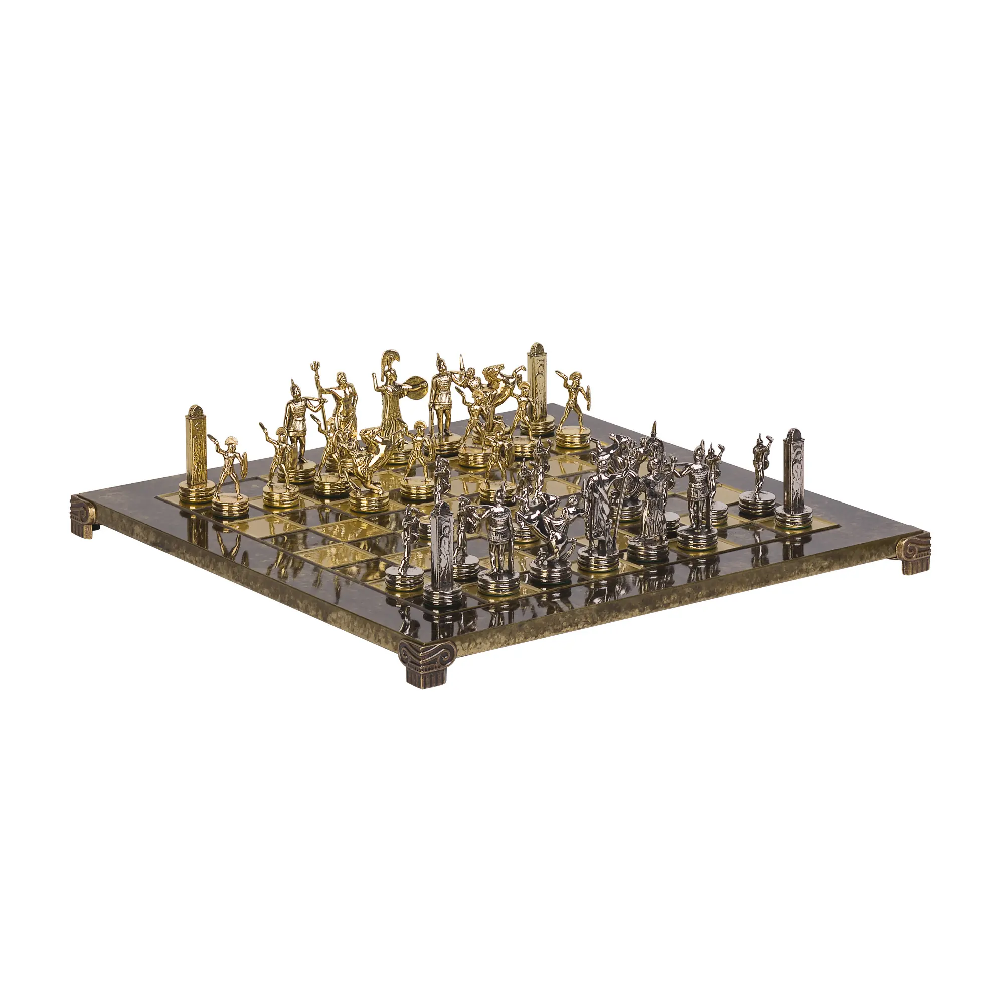 Шахматы "Греческие боги" / золотистый