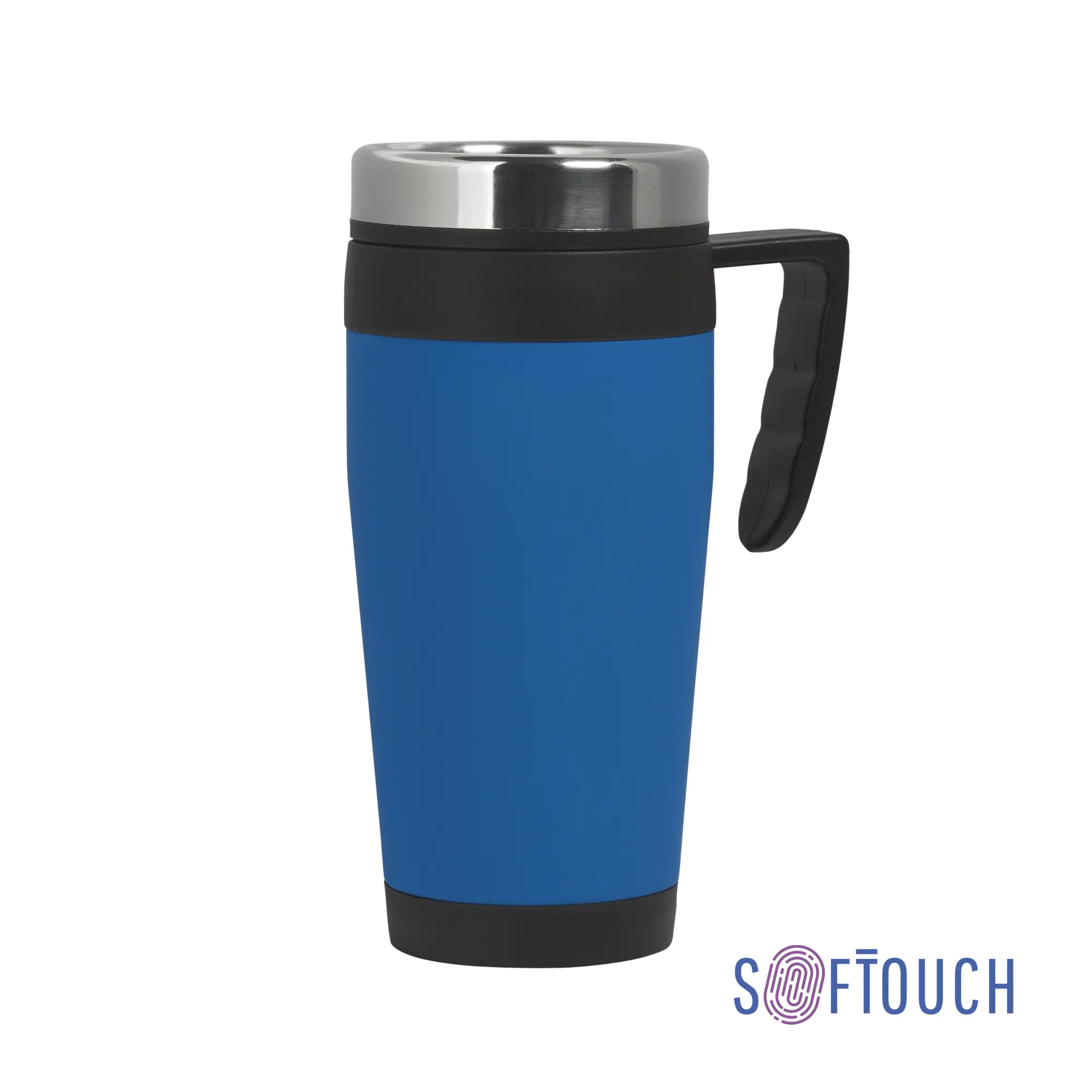 Термокружка "Австралия", покрытие soft touch, 400 мл / синий