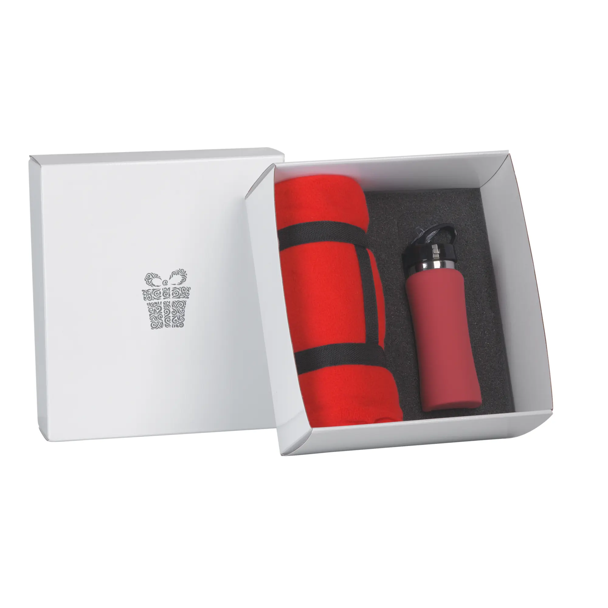 Набор подарочный "Спортивная пауза" / красный