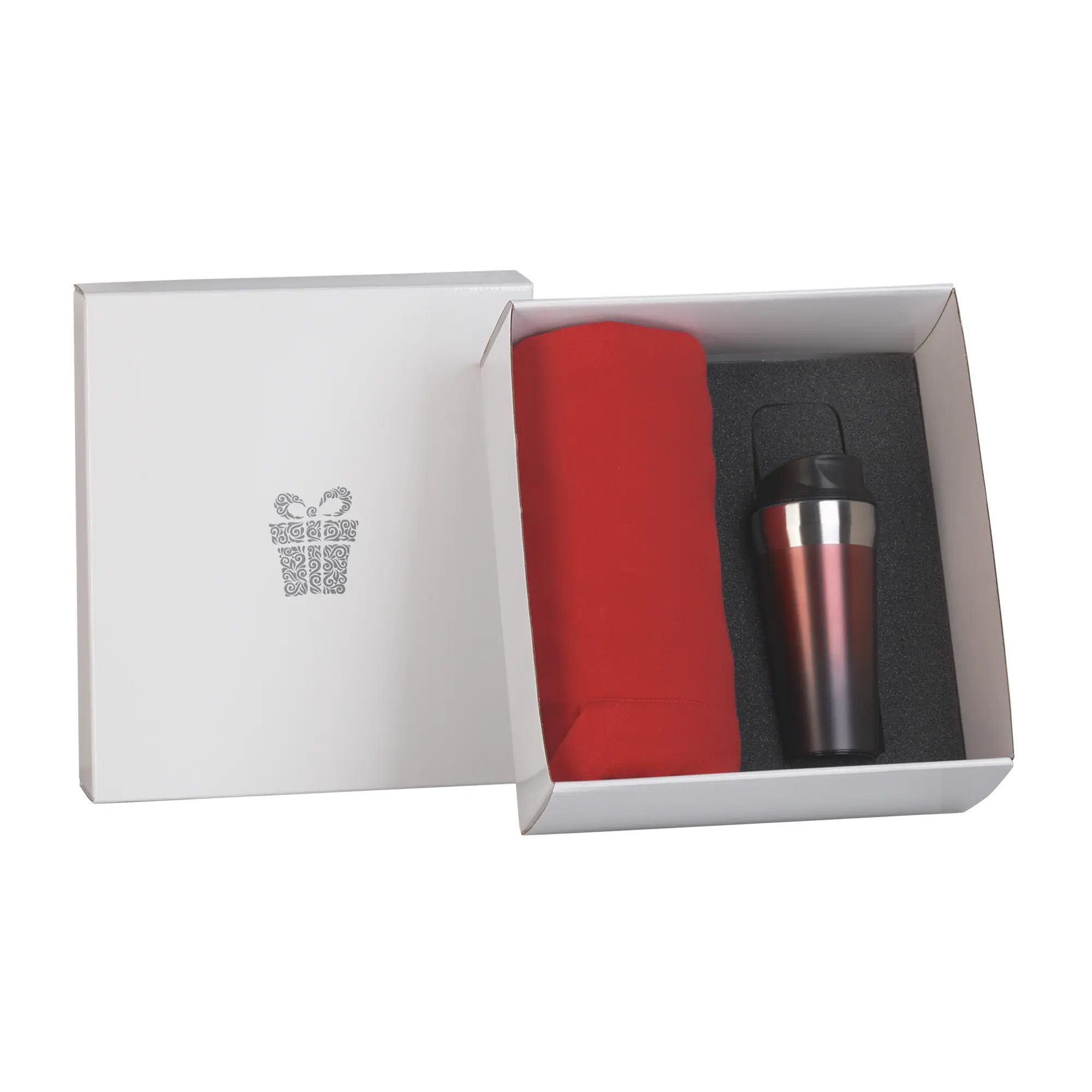 Набор подарочный "Дари тепло" / красный