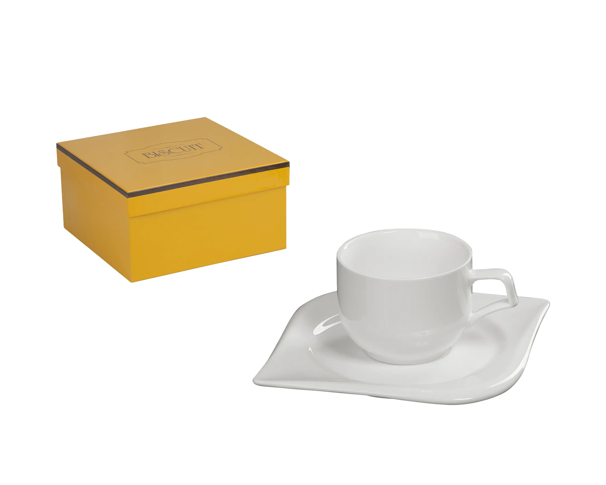 Чайная пара "Вальс" / белый