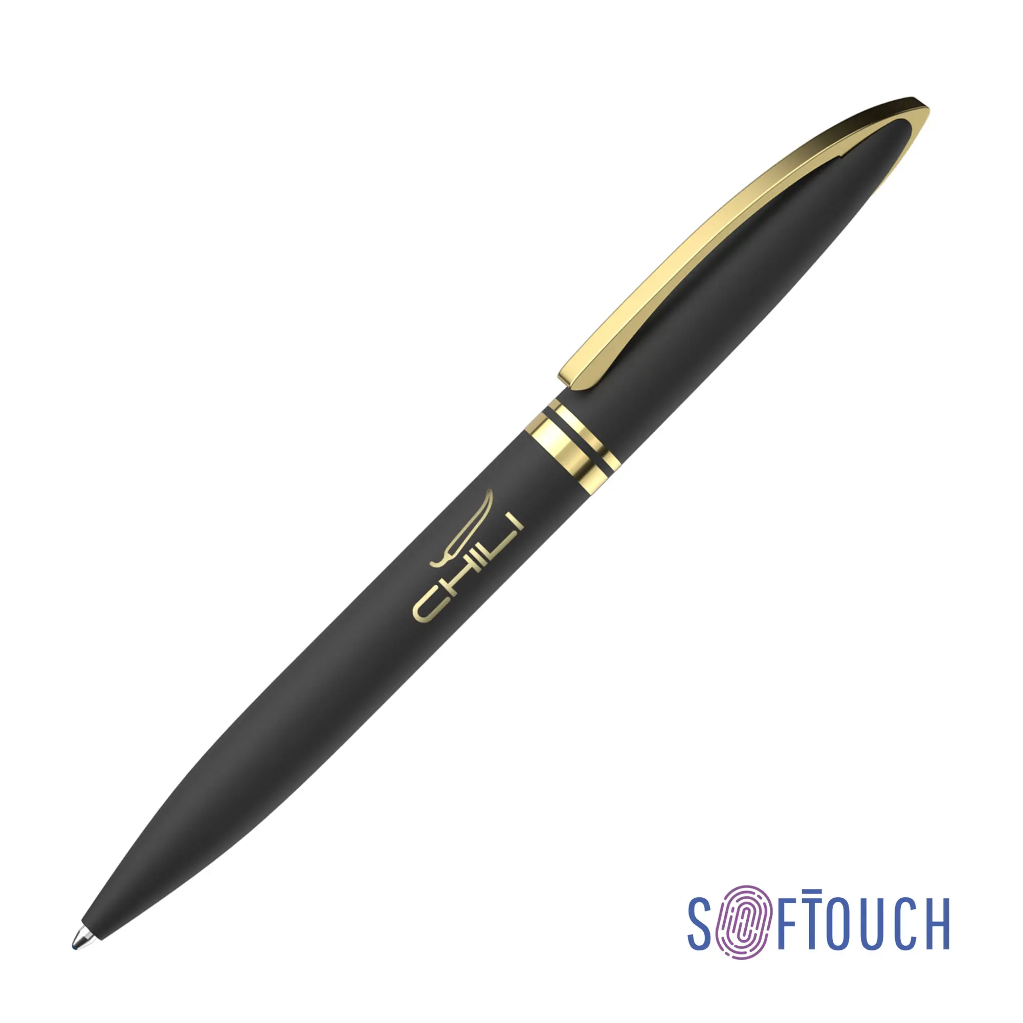 Ручка шариковая "Rocket" / черный с золотом