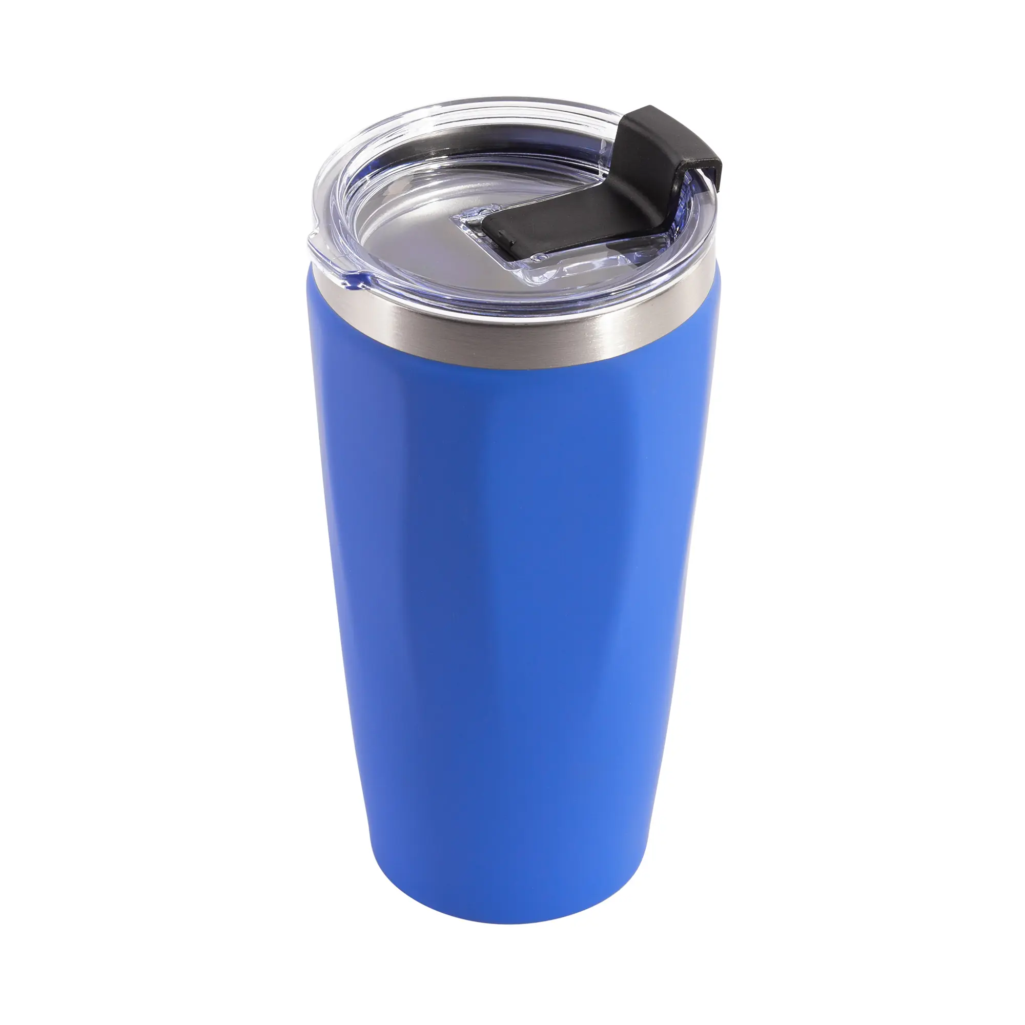 Термостакан "Calypso" 500 мл, покрытие soft touch, черный # / синий