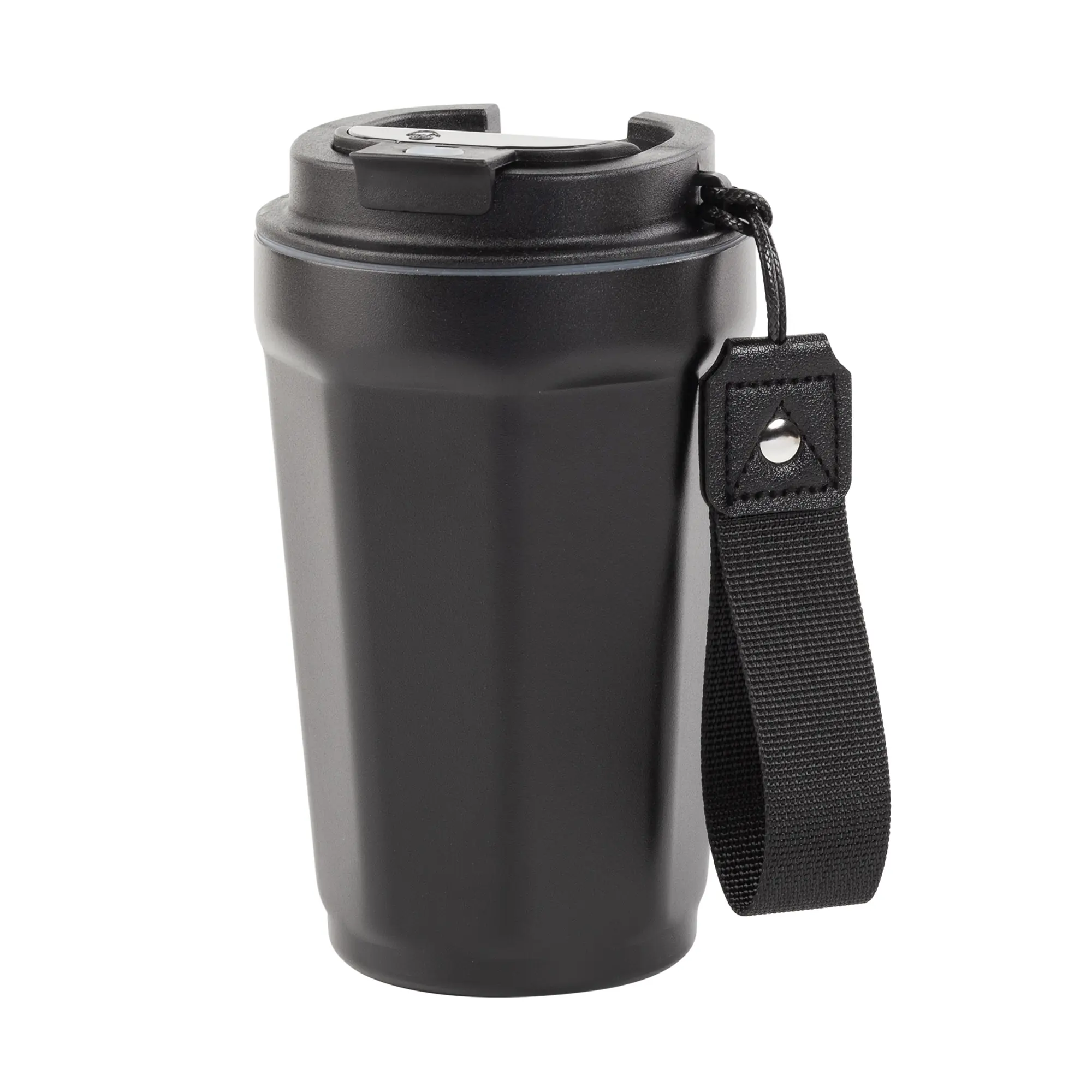 Термостакан "Legend" 390 мл с индикацией температуры / черный