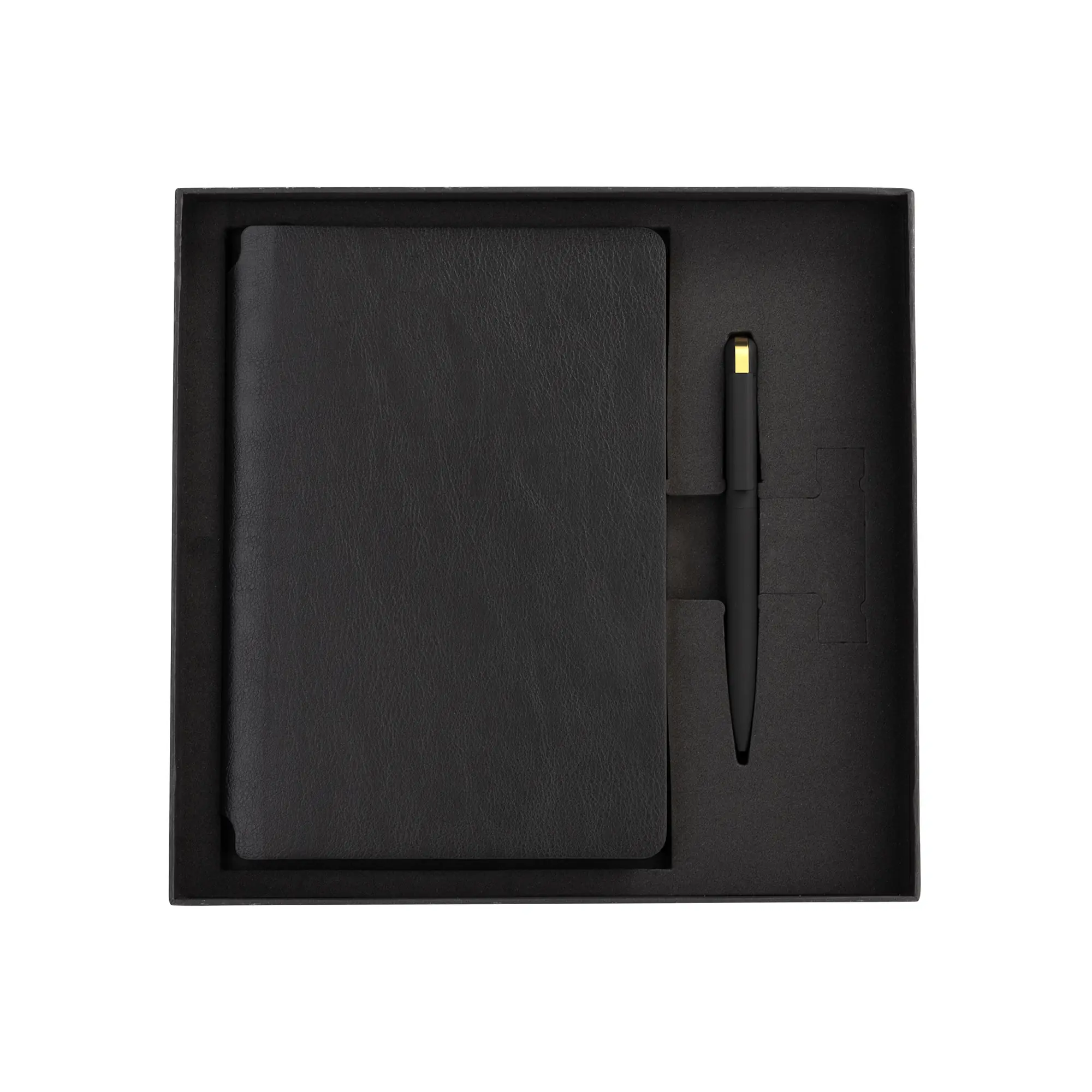 Набор подарочный "Форум" / черный с золотом