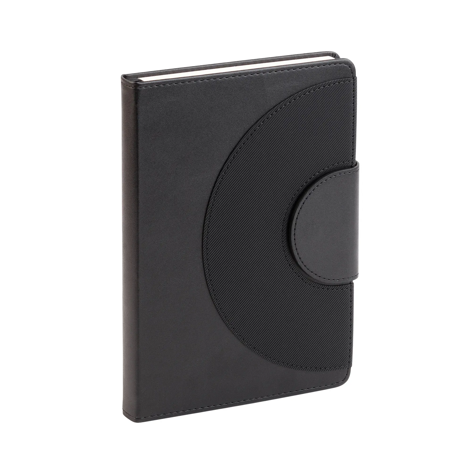 Ежедневник недатированный "Сицилия", формат А5, черный / черный